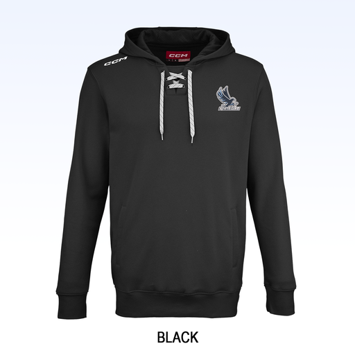 GSC_CCM FLEECE LACE HOODIE ADT_Black