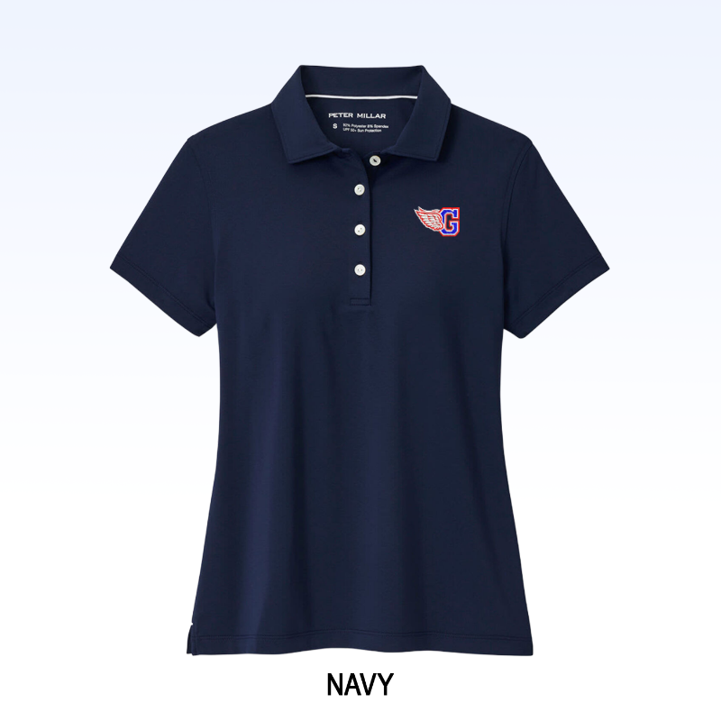 PETER MILLAR WOMEN'S SHORT SLEEVE BUTTON POLO