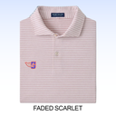 PETER MILLAR ALBATROSS STRIPE COTTON-BLEND PIQUÉ POLO