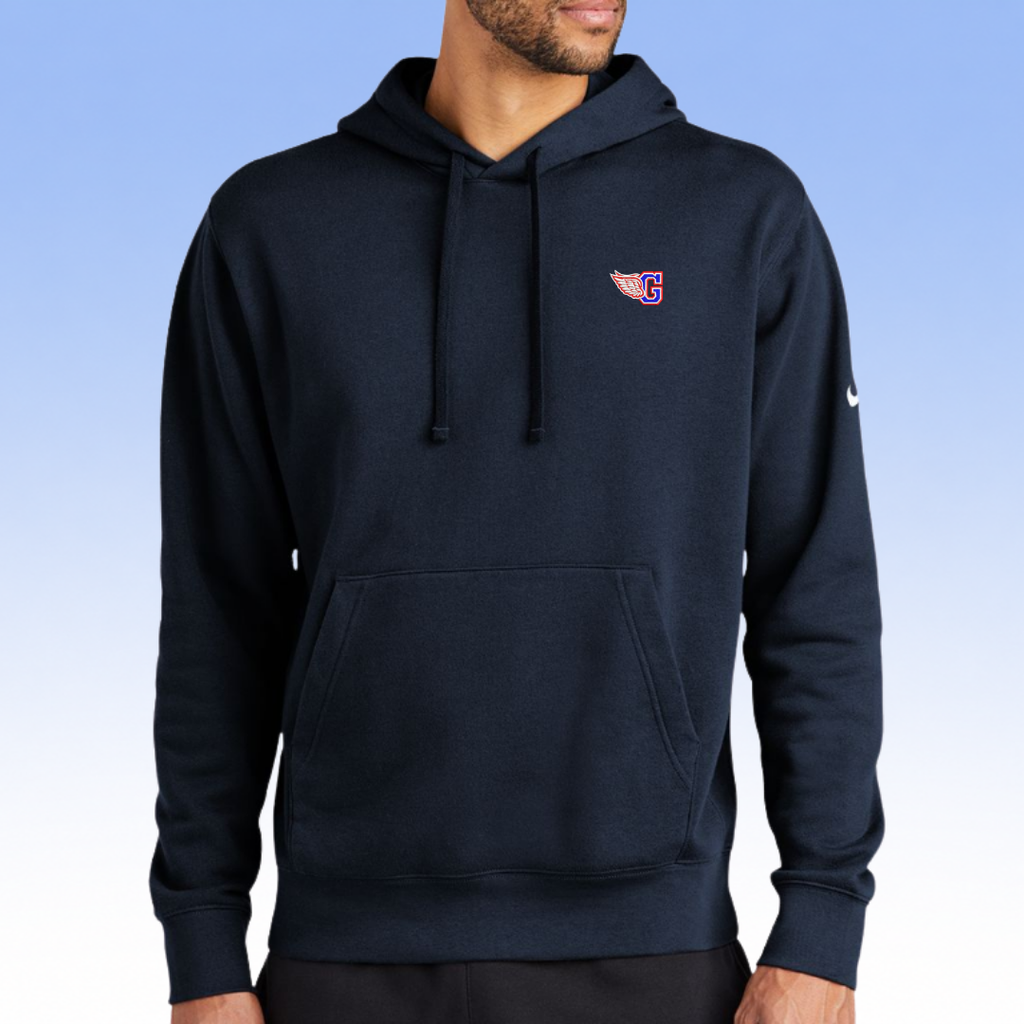 NIKE CLUB FLEECE SLEEVE SWOOSH PULLOVER HOODIE - UNISEX